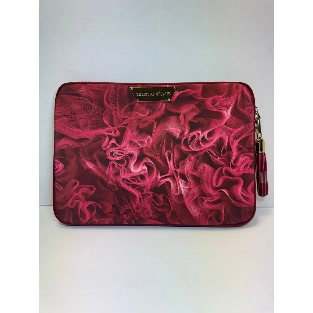 Christian Siriano dark pink laptop sleeve‎ -fits most 13” laptops. New in box